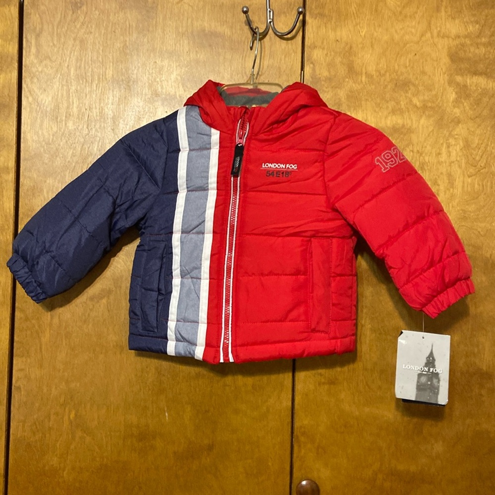 NWT London Fog 2T lined puffer coat
